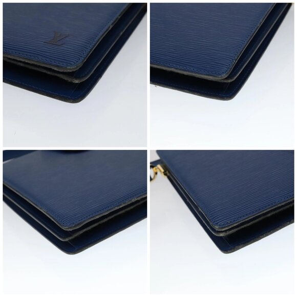 LOUIS VUITTON Epi Capuchin Shoulder Bag Blue - Picture 16 of 16